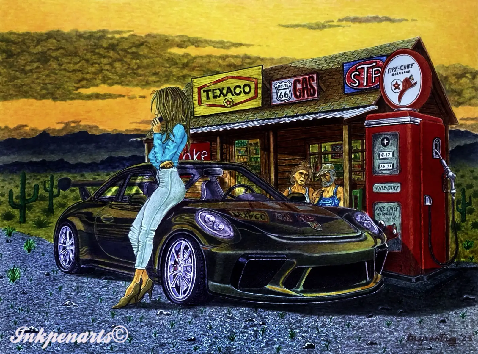 Porsche Automotive Art